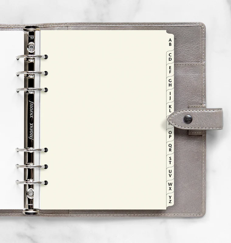 Cotton Cream A-Z Dividers - A5 - Image 3