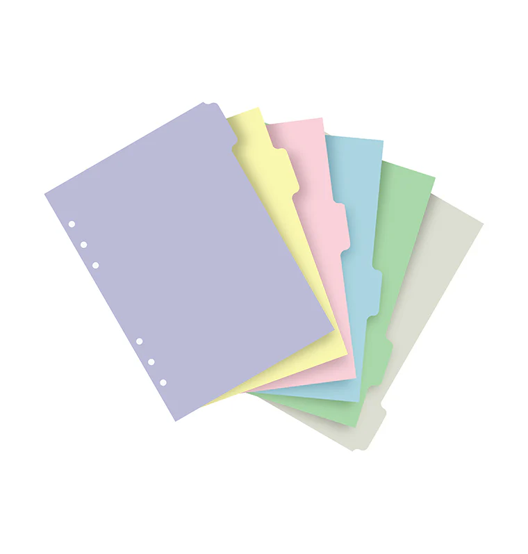 Pastel Six Tabs Dividers - A5 - Image 4