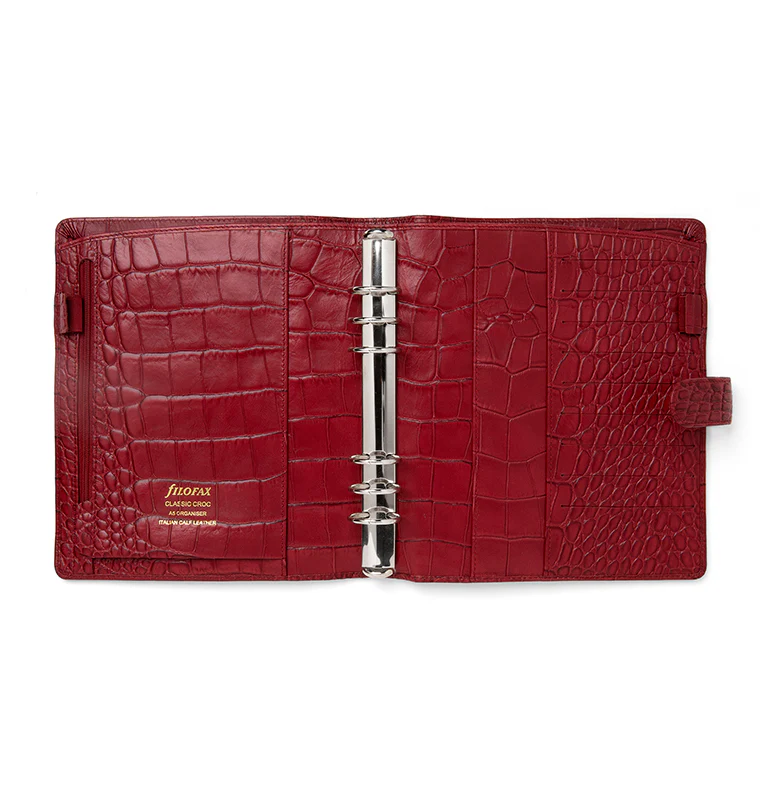 Classic Croc A5 Leather Organizer - Image 11