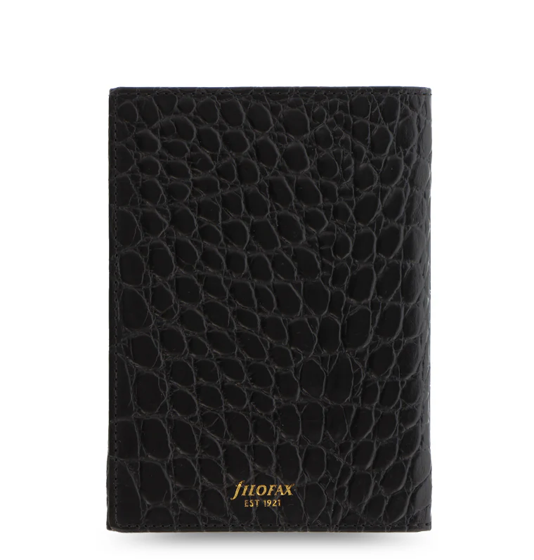 Classic Croc Leather Passport Holder - Image 3