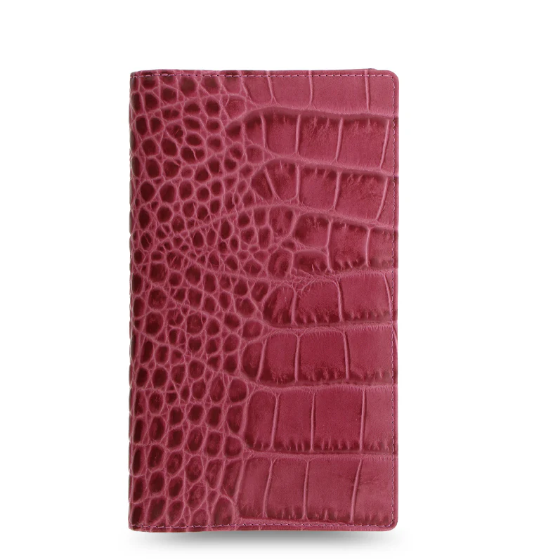 Classic Croc Leather Travel Wallet - Image 2