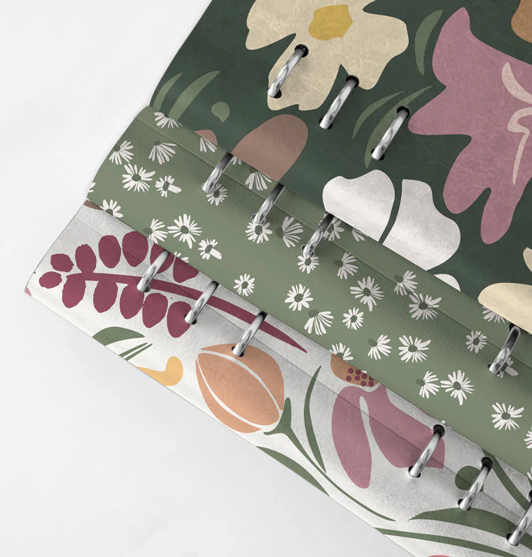 Clipbook Floral A5 Organizer - Image 44