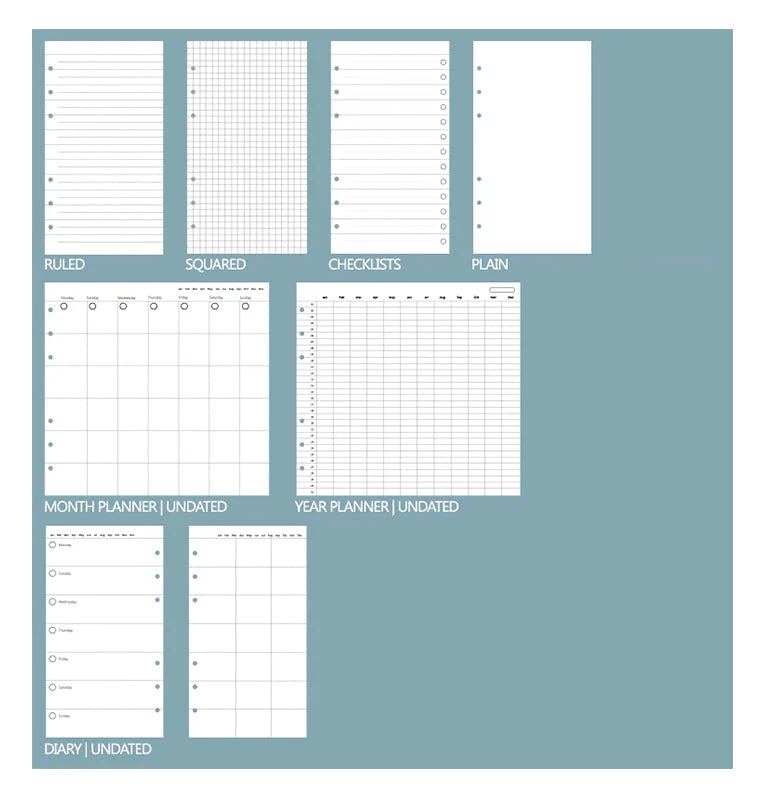 Clipbook Floral Personal Organizer - Image 21