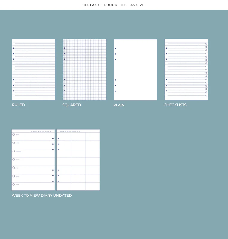 Clipbook Floral A5 Organizer - Image 16