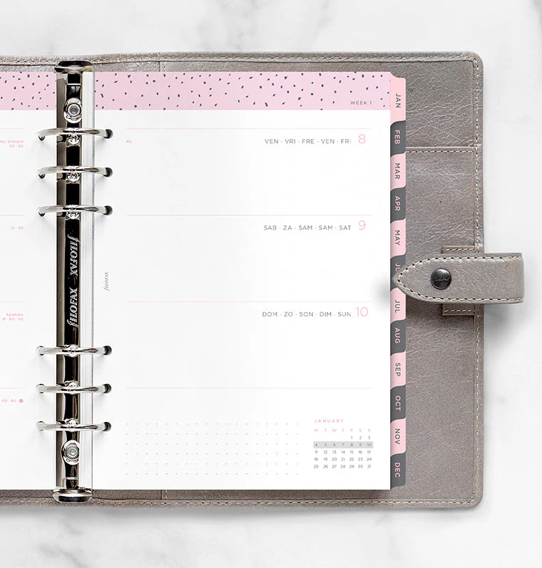 Confetti Week to View Diary - A5 2027 Multilanguage - Image 2