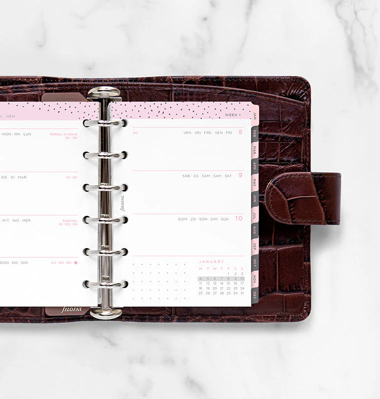 Confetti Week to View Diary - Pocket 2027 Multilanguage - Image 2