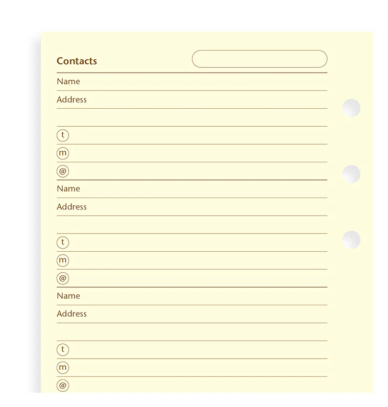 Cotton Cream Contacts Refill - Personal - Image 4