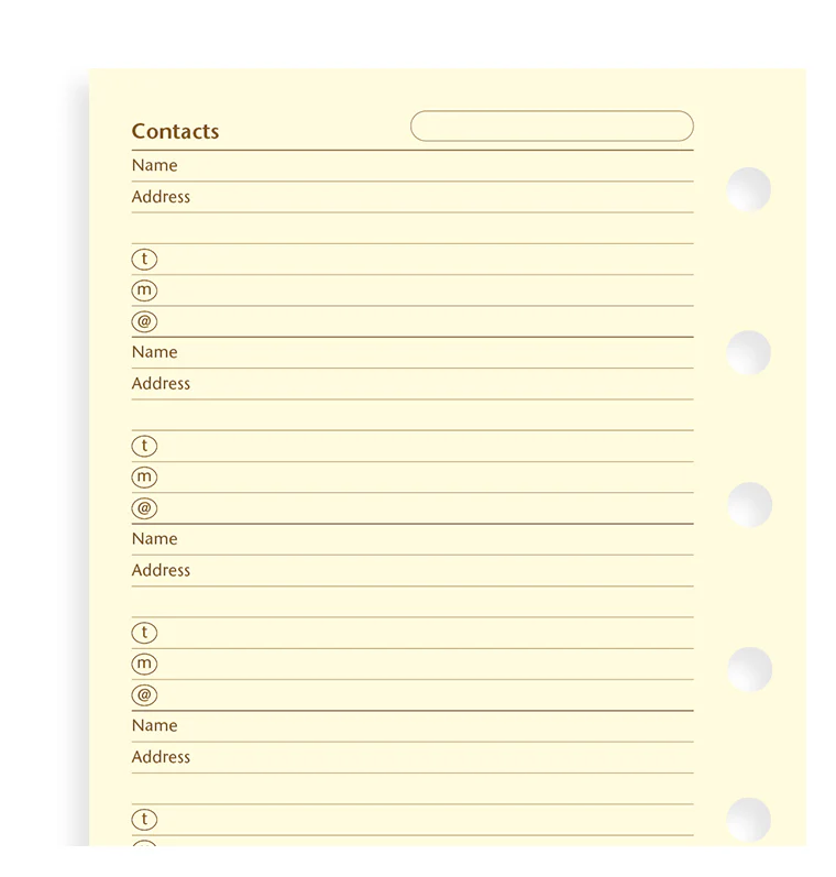 Cotton Cream Contacts Refill - Pocket - Image 4