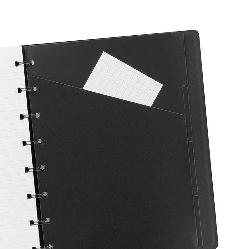 Patterns Dotted Paper A5 Refillable Notebook - Marble - Image 5