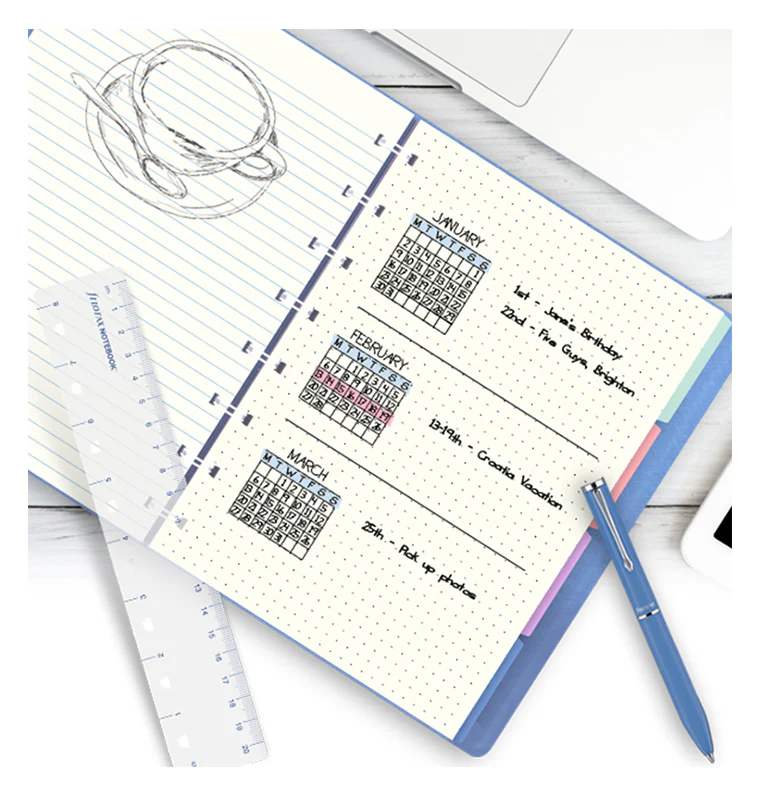 Filofax Notebooks Dotted Journal Refill - Letter - Image 5