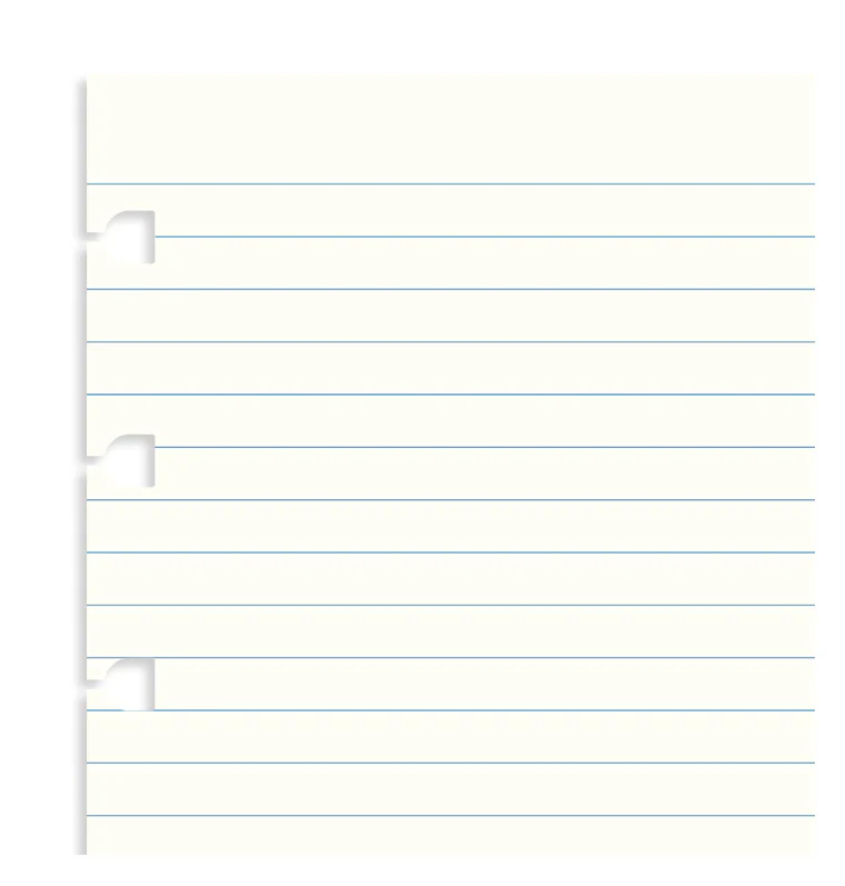 Filofax Notebook Ruled Paper Refill - Executive - Image 5