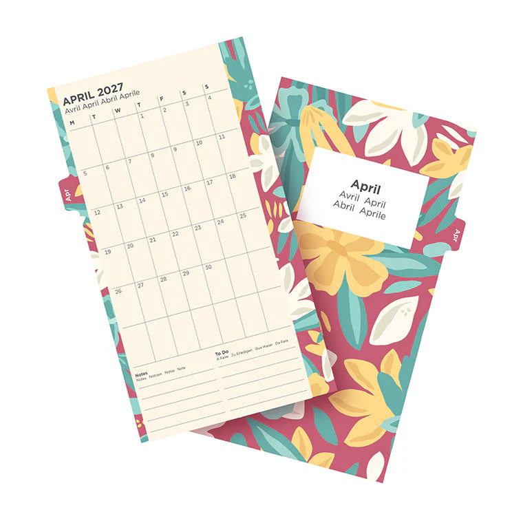 Floral Illustrated Diary Refill Pack - Personal 2027 Multilanguage - Image 8