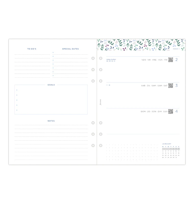 Garden Week On Two Pages Diary - A5 2026 Multilanguage - Image 9