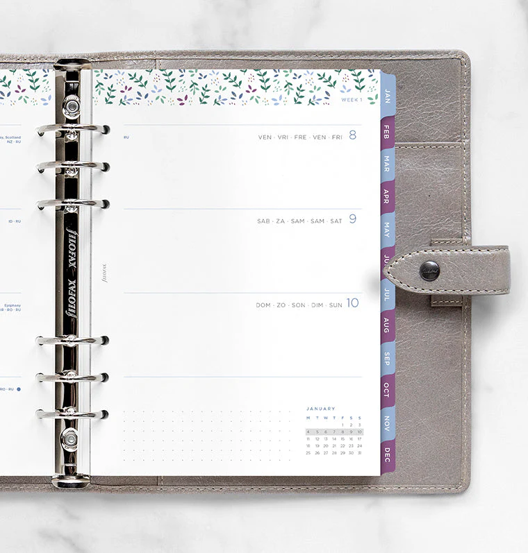 Garden Week On Two Pages Diary - A5 2027 Multilanguage - Image 2