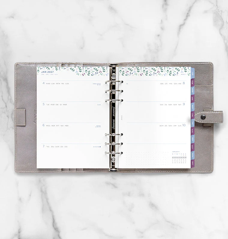 Garden Week On Two Pages Diary - A5 2027 Multilanguage - Image 3