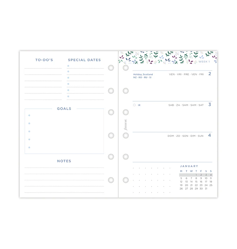 Garden Week On Two Pages Diary - Pocket 2026 Multilanguage - Image 8