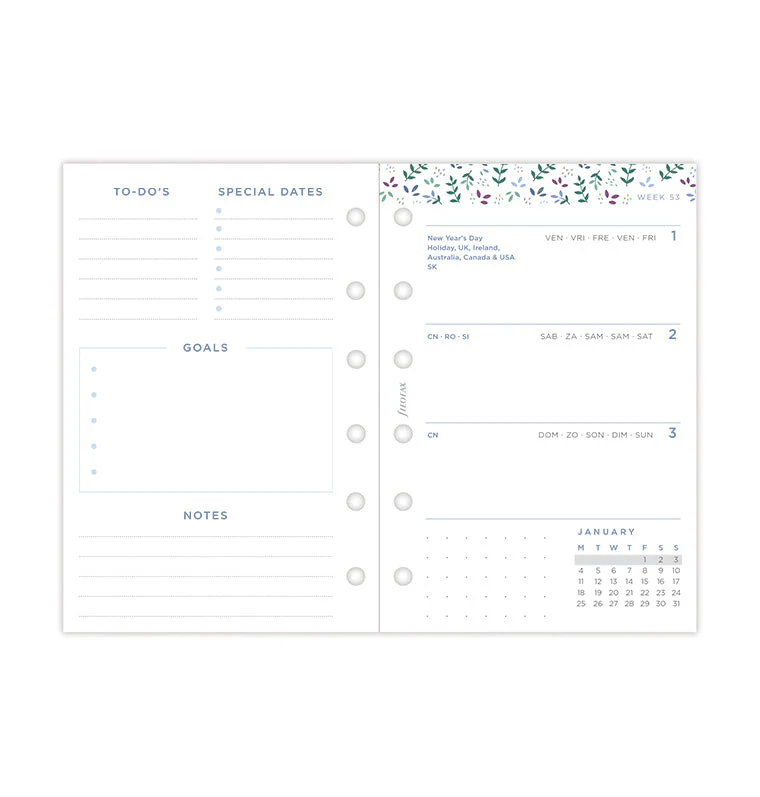 Garden Week On Two Pages Diary - Pocket 2027 Multilanguage - Image 6