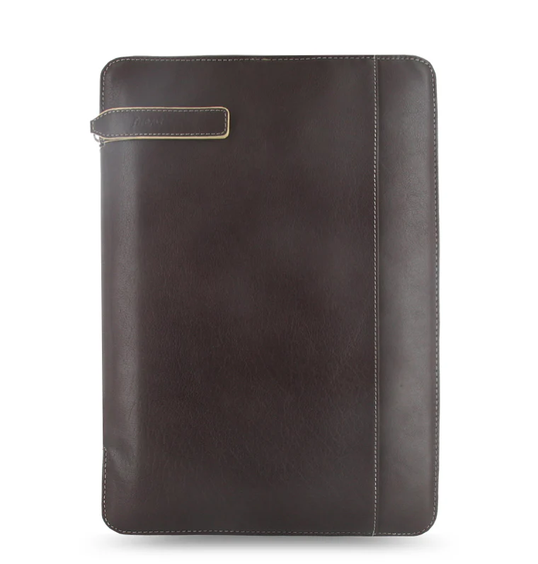Holborn A4 Leather Zipped Folio