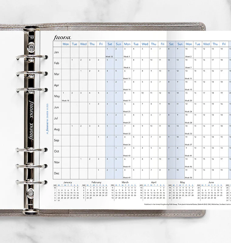 Horizontal Year Planner - A5 2028 English - Image 3