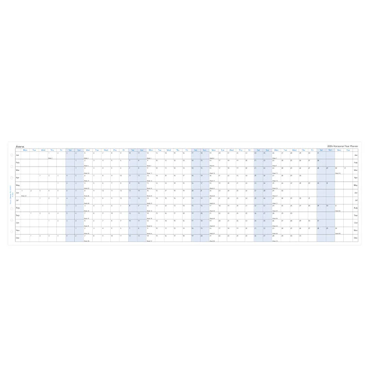 Horizontal Year Planner - Personal 2026 - Image 4