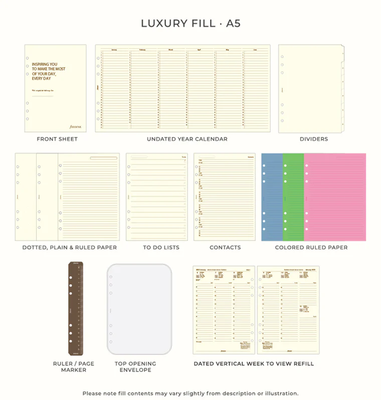 Malden A5 Leather Organizer - Image 19