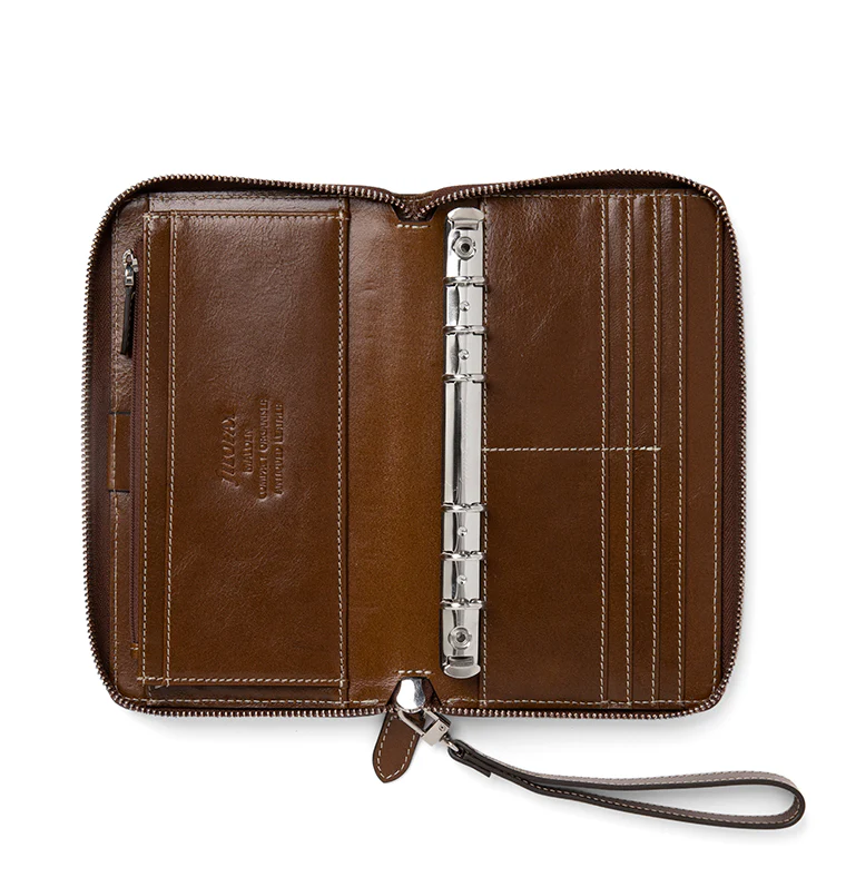 Malden Personal Compact Zip Leather Organizer - Image 15