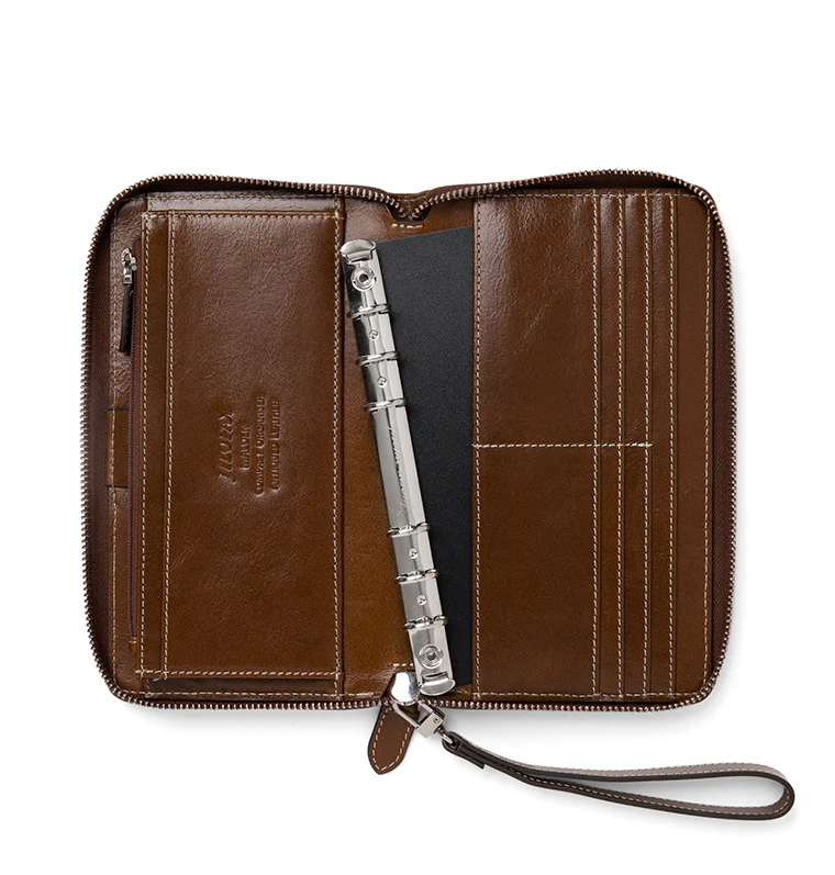Malden Personal Compact Zip Leather Organizer - Image 16