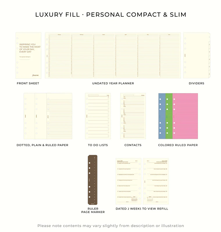 Malden Personal Compact Zip Leather Organizer - Image 18