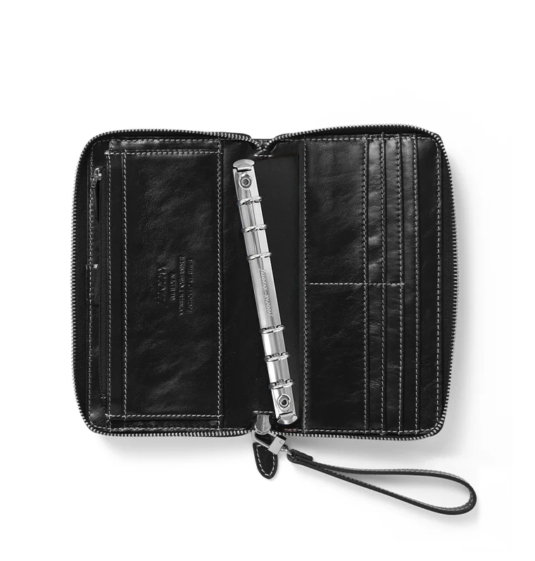 Malden Personal Compact Zip Leather Organizer - Image 4