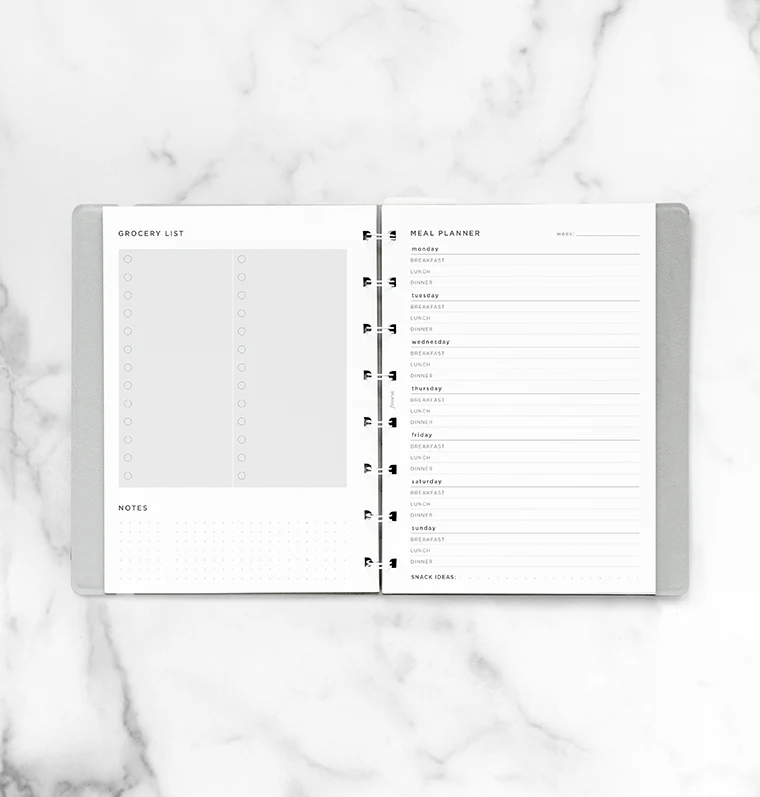Meal Planner Notebook Refill - A5 - Image 3