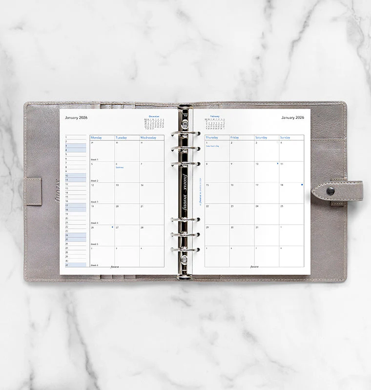 Month On Two Pages Diary - A5 2026 English - Image 3