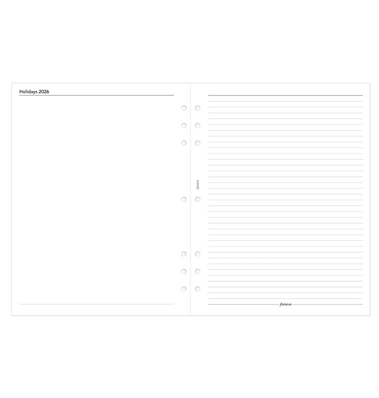 Month On Two Pages Diary - Letter 2026 English - Image 5