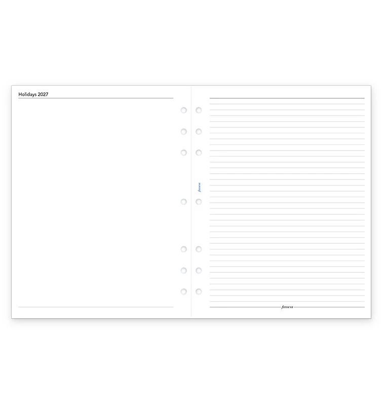 Month On Two Pages Diary - Letter 2027 English - Image 7