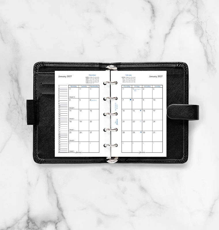 Month On Two Pages Diary - Mini 2027 English - Image 3