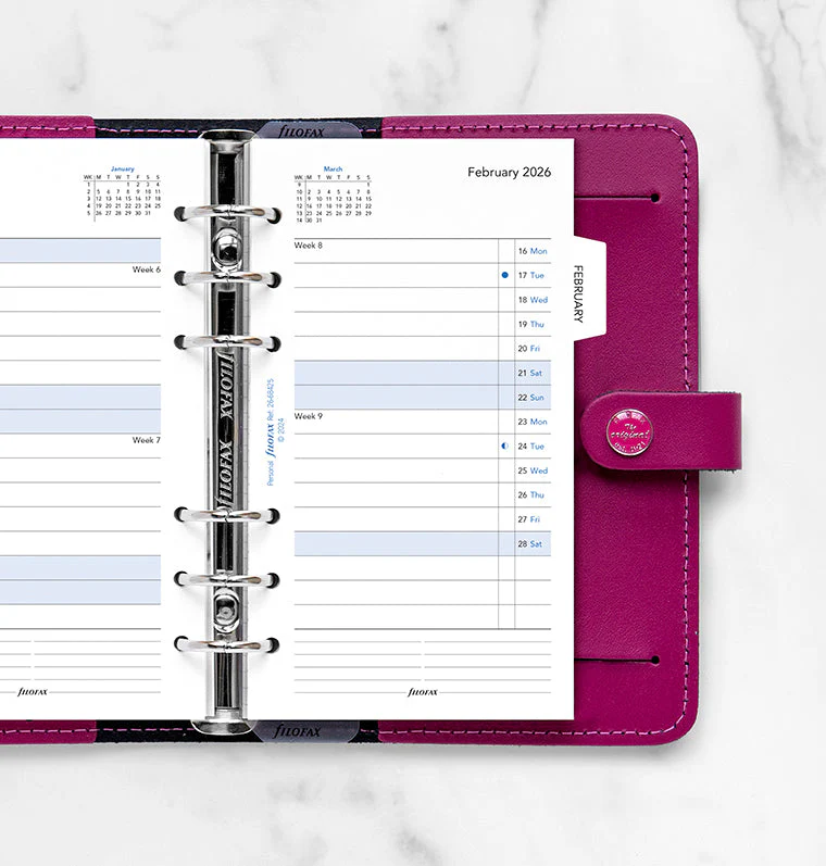 Month On Two Pages Diary With Tabs - Personal 2026 English - Image 2