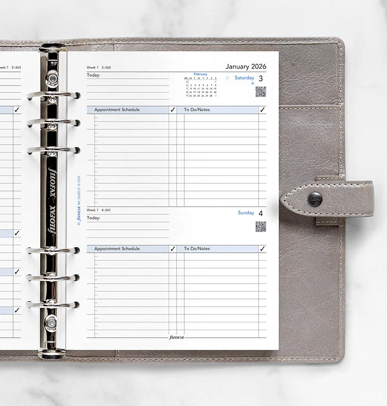 One Day On A Page Business Diary - A5 2026 English - Image 2