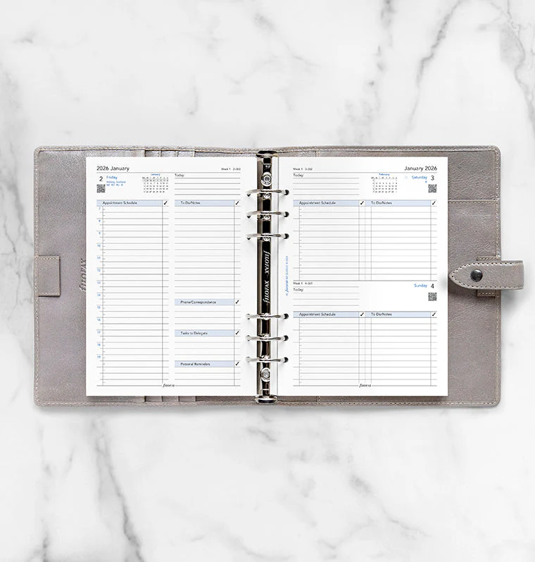 One Day On A Page Business Diary - A5 2026 English - Image 3