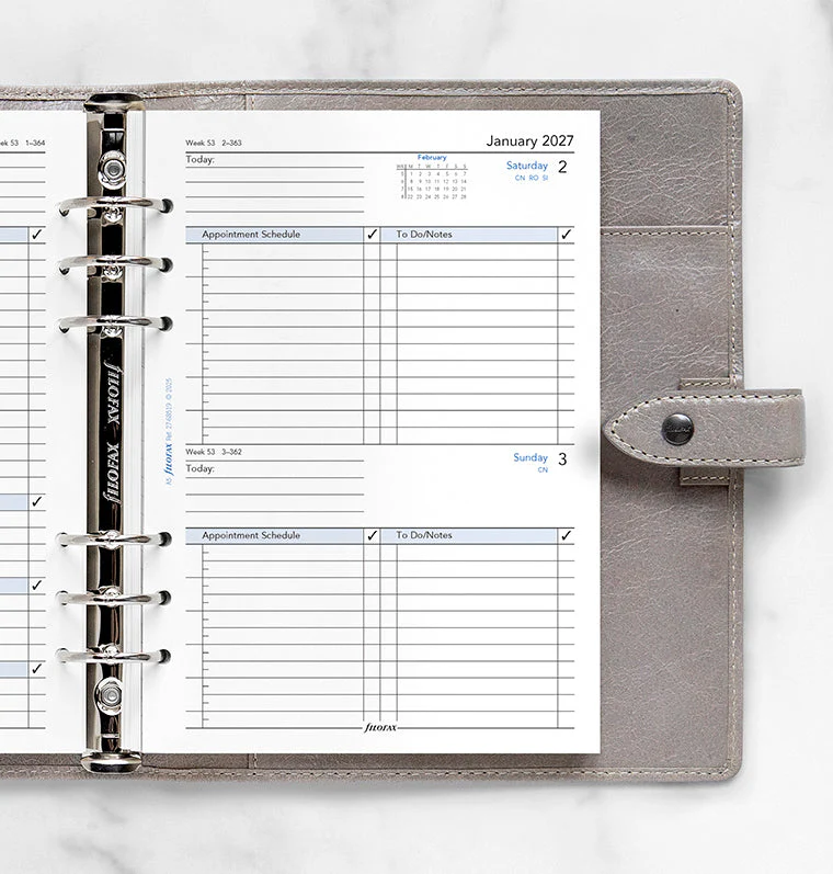 One Day On A Page Business Diary - A5 2027 English - Image 2