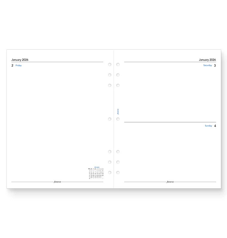 One Day On A Page Diary - Letter 2026 English - Image 4