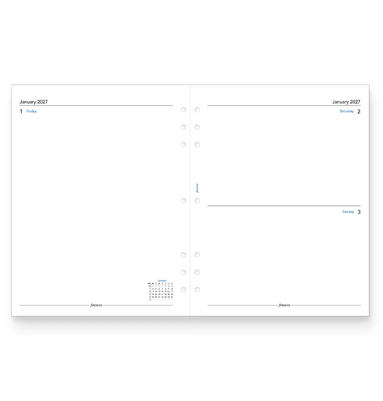 One Day On A Page Diary - Letter 2027 English - Image 4