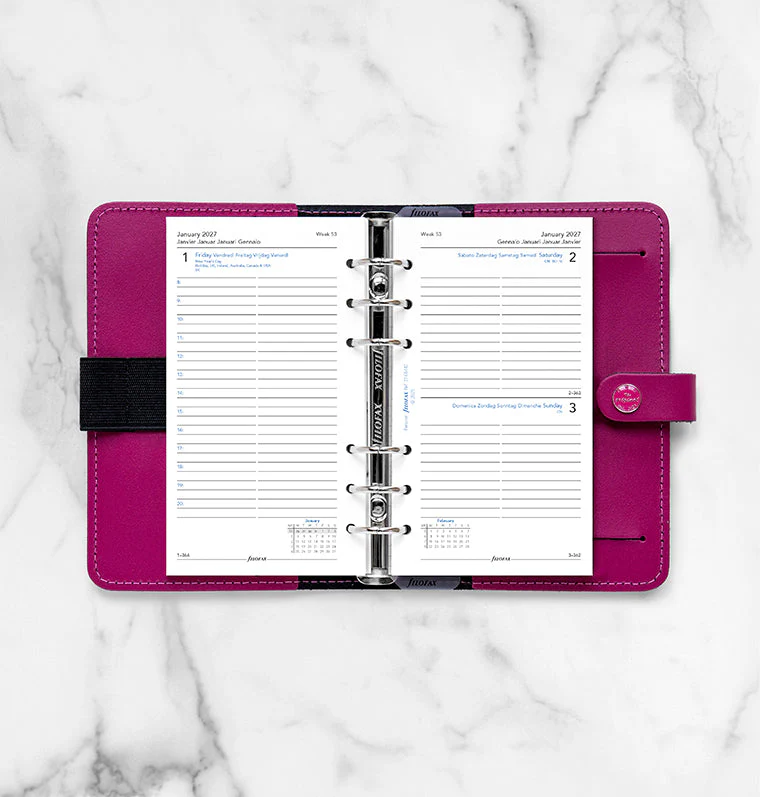 One Day On A Page Diary With Appointments - Personal 2027 Multilanguage - Image 3