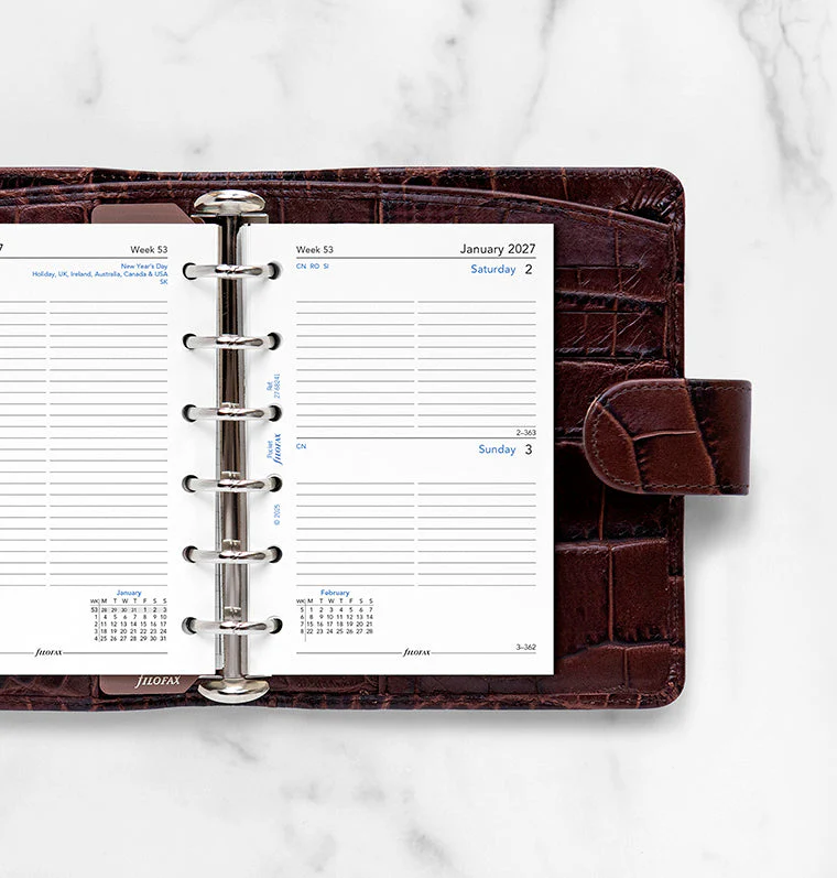 One Day On A Page Diary With Appointments - Pocket 2027 English - Image 2