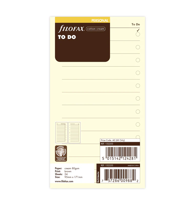 Cotton Cream To Do Refill - Personal