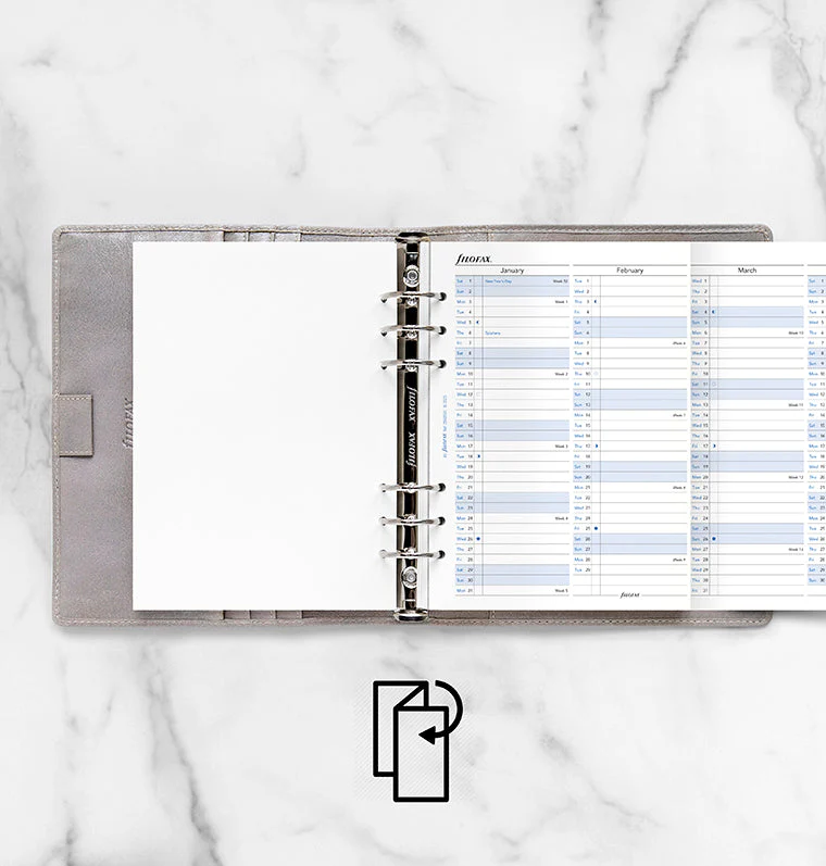 Vertical Year Planner - A5 2028 English - Image 3