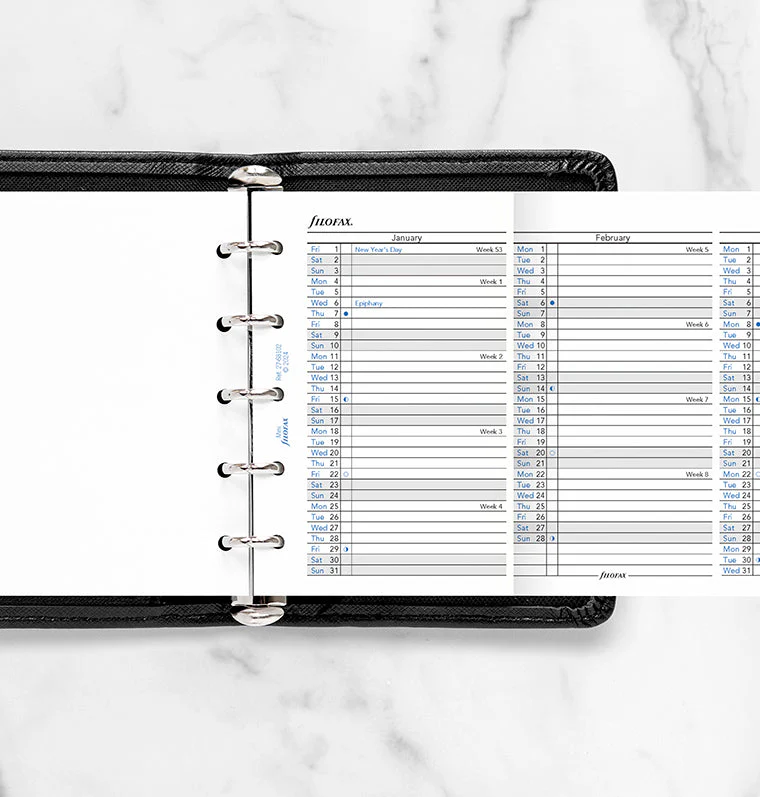Vertical Year Planner - Mini 2027 English - Image 2