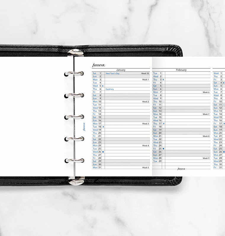 Vertical Year Planner - Mini 2028 English - Image 2