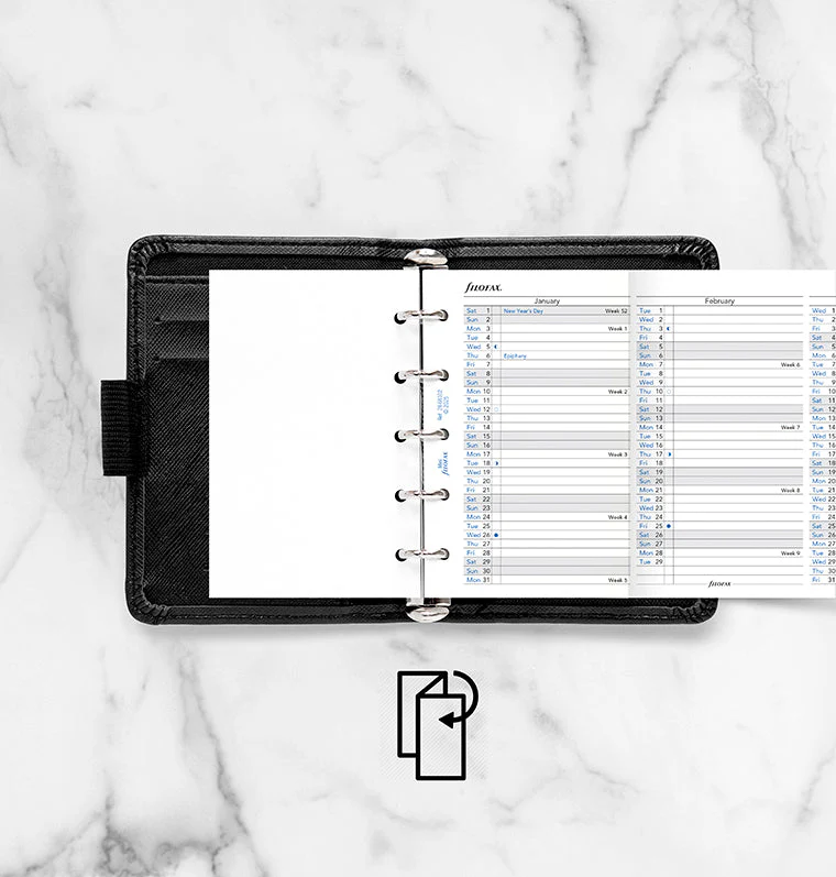 Vertical Year Planner - Mini 2028 English - Image 3
