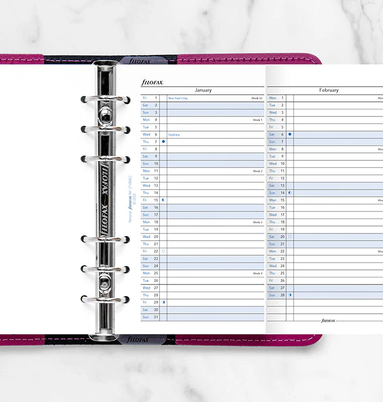 Vertical Year Planner - Personal 2028 English - Image 2