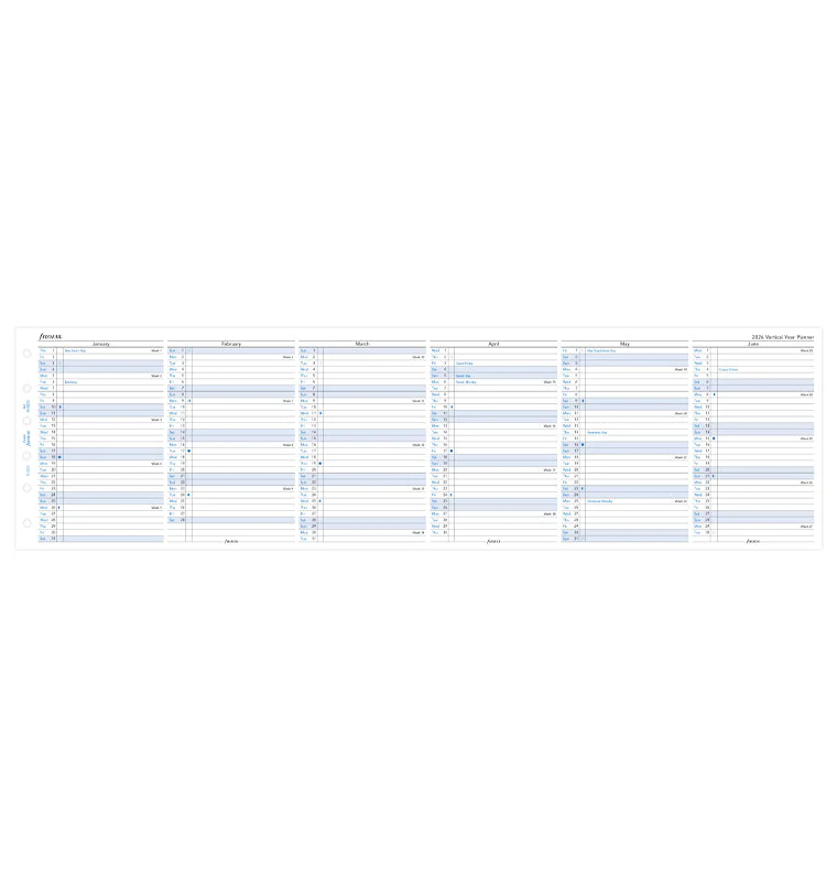 Vertical Year Planner - Pocket 2026 English - Image 4