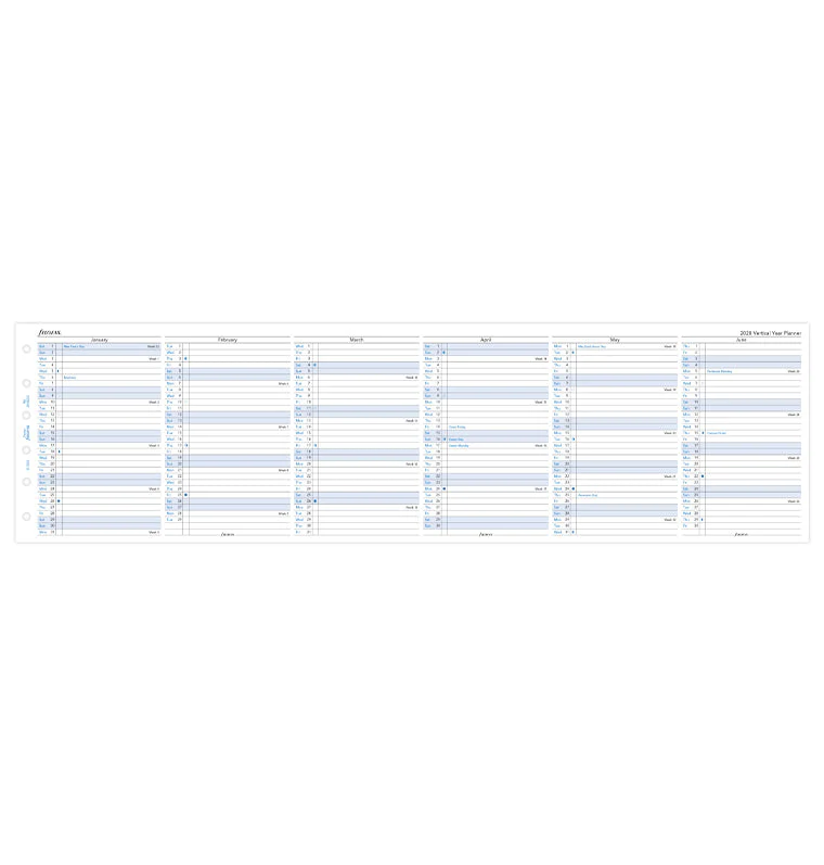 Vertical Year Planner - Pocket 2028 English - Image 4